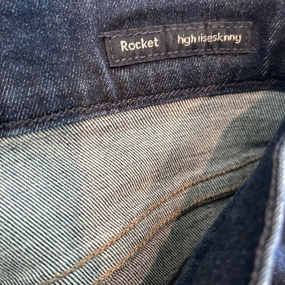 CITIZENS of Humanity Dark Blue Denim Rocket High Rise Skinny size 28 - Picture 4 of 5